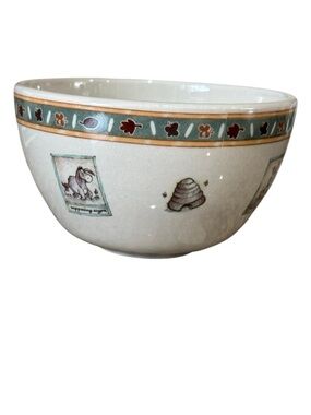 Disney Winnie The Pooh 100 Acre Woods Coupe Cereal Bowl Stoneware Tigger Piglet